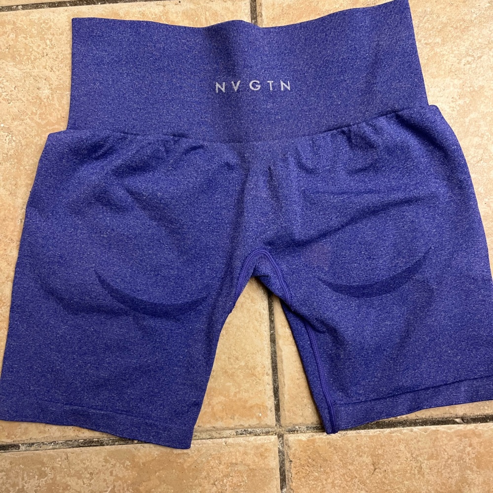 Cobalt Blue Biker Shorts